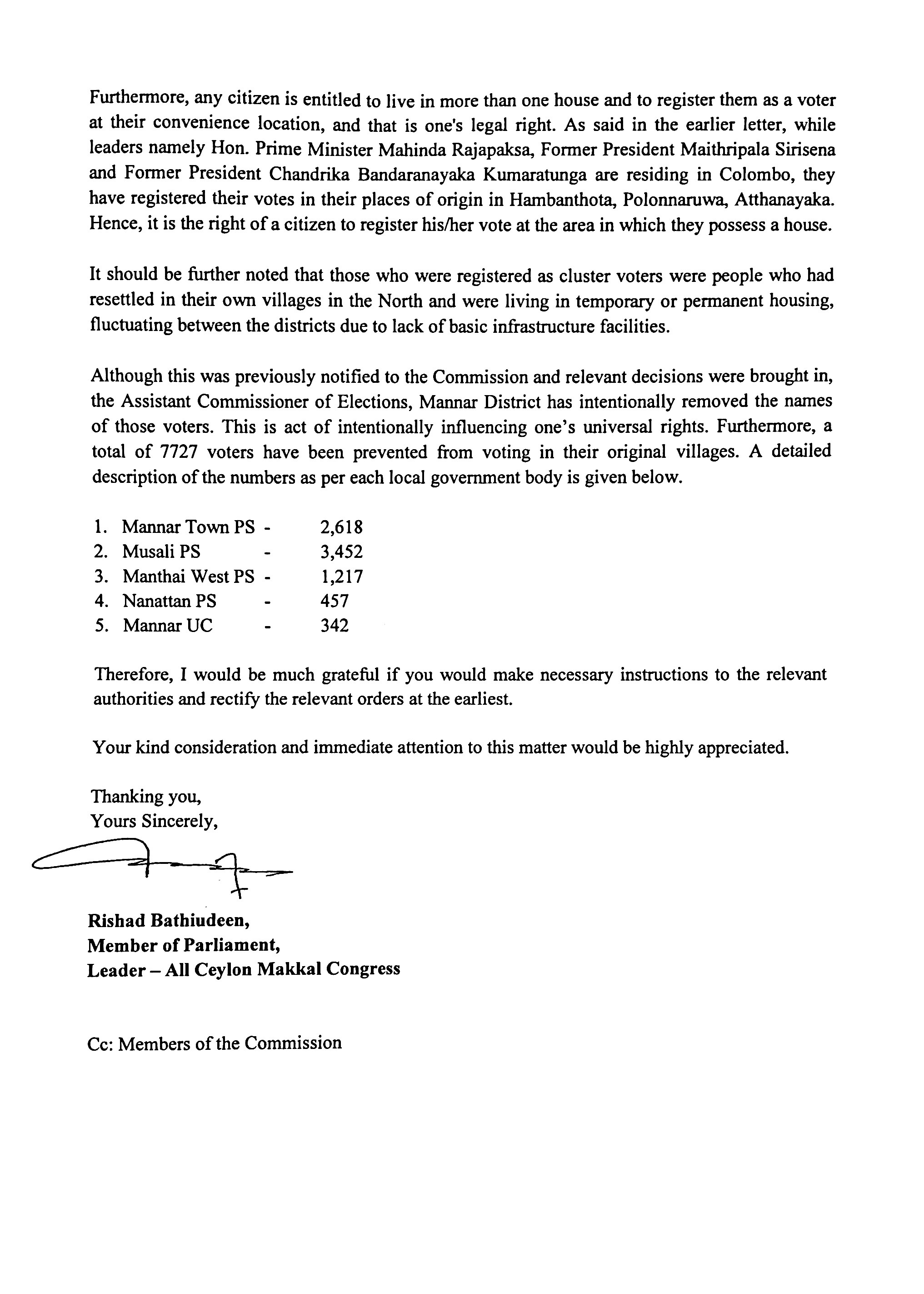 011721 letter Bathiudeen2