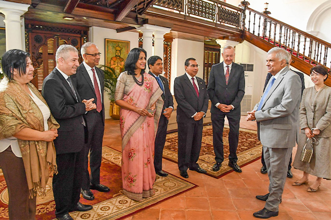 new foreign envoys present credentials 