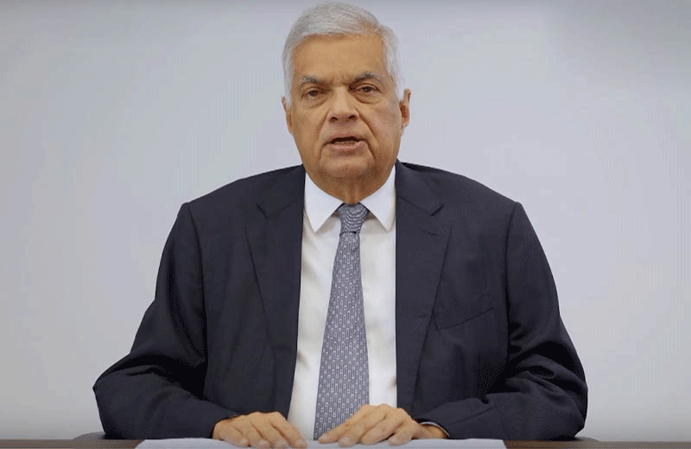 A special statement by former President & United National Party Leader Mr Ranil Wickremesinghe.